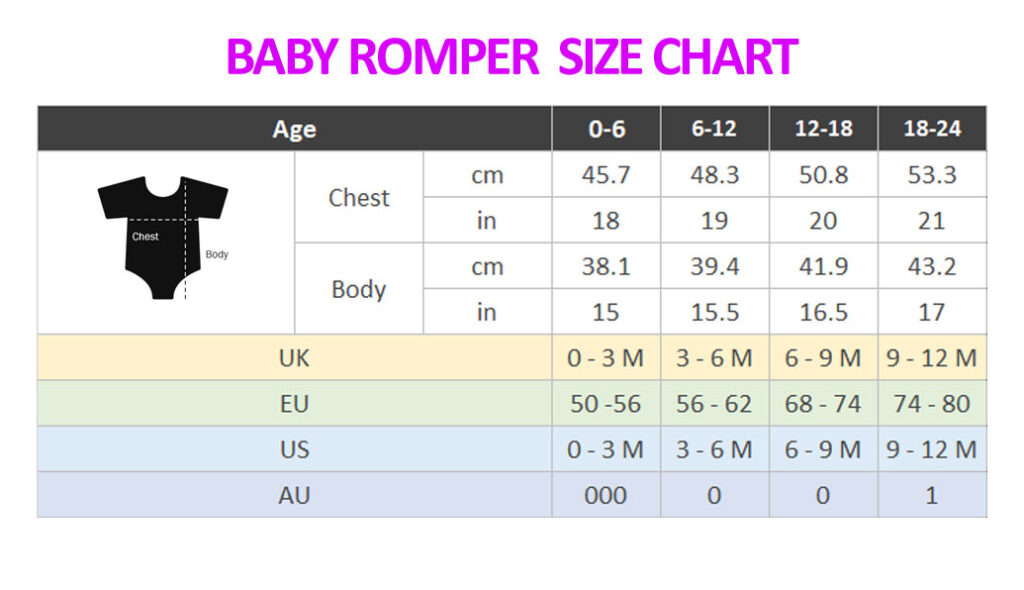 SG Size Chart