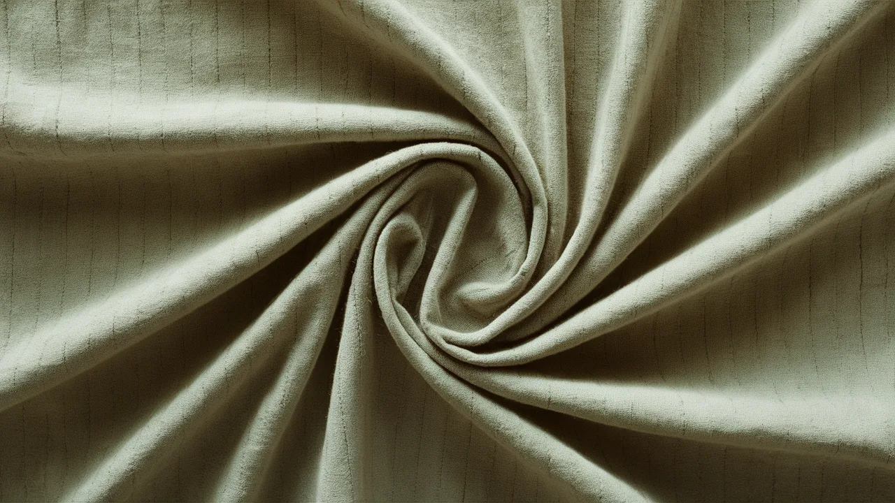 Durable cotton blend fabric close-up