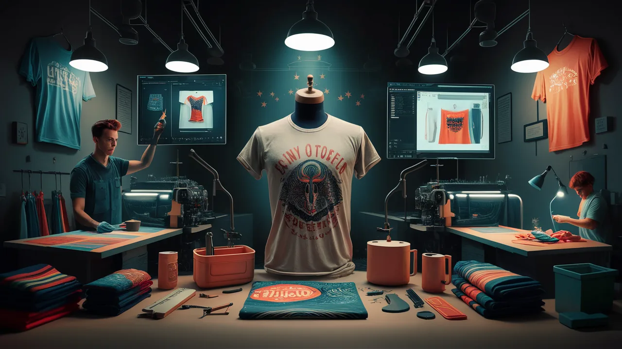 shirt printing process