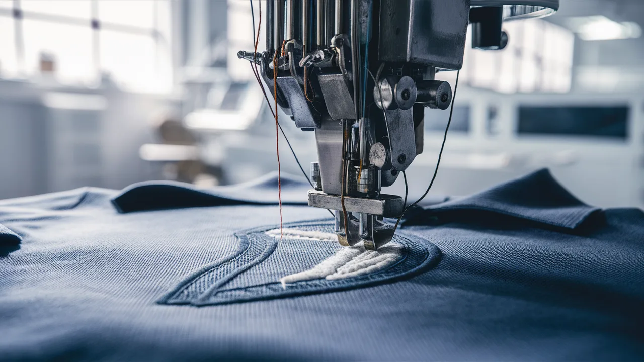 embroidery detail on shirts