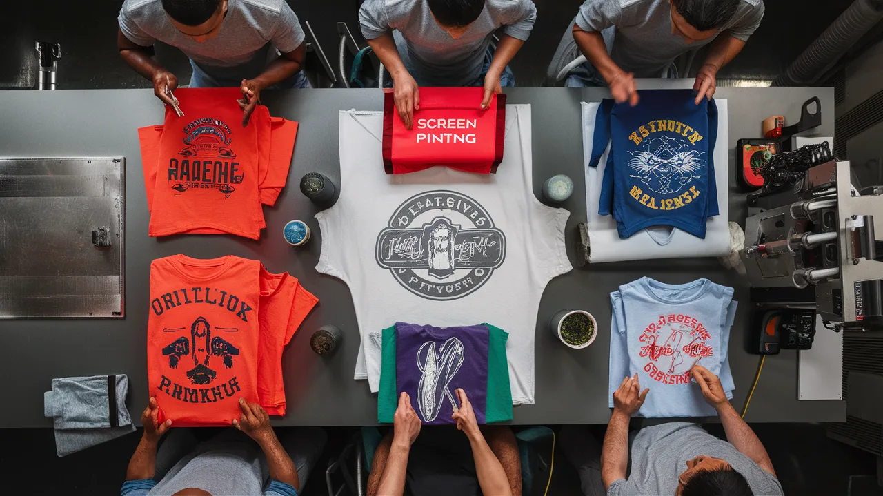 Different T-shirt printing methods