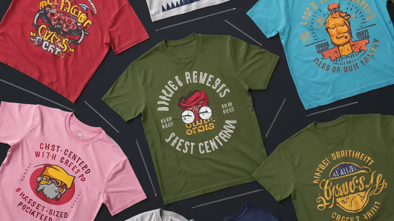 Smart graphic placement T-shirt graphic layout ideas
